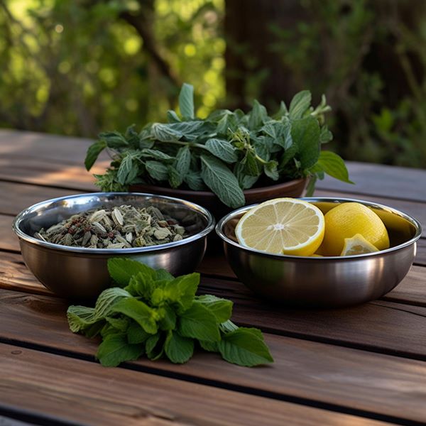 Isopulegol Terpene In And out of Peppermint Leaves True Blue